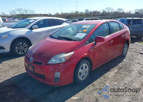 2011 Toyota Prius Two from USA, damaged, VIN JTDKN3DU5B0317736